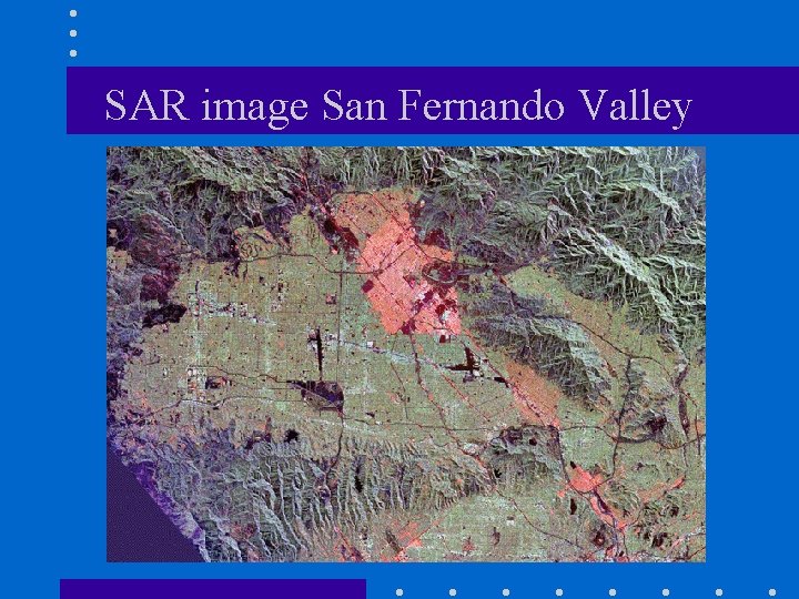 SAR image San Fernando Valley 