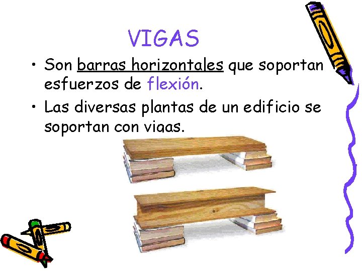 VIGAS • Son barras horizontales que soportan esfuerzos de flexión. • Las diversas plantas VIGAS • Son barras horizontales que soportan esfuerzos de flexión. • Las diversas plantas