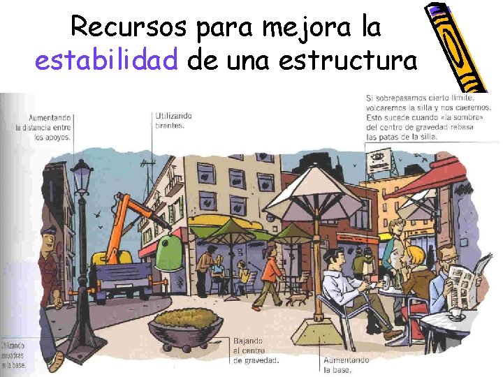 Recursos para mejora la estabilidad de una estructura Recursos para mejora la estabilidad de una estructura