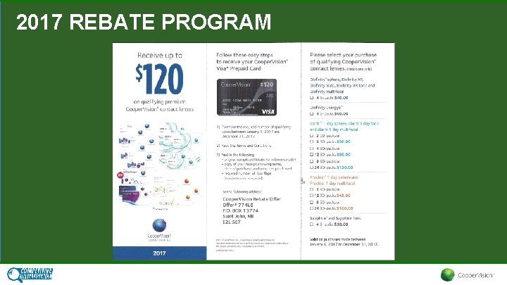 2017 REBATE PROGRAM 