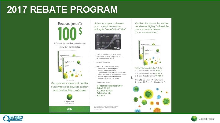 2017 REBATE PROGRAM 