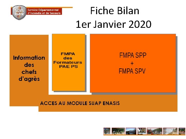 Fiche Bilan 1 er Janvier 2020 