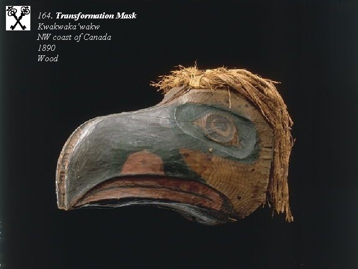 164. Transformation Mask Kwakwaka’wakw NW coast of Canada 1890 Wood 