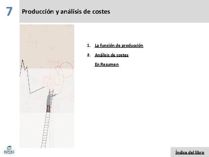 7 Producción y análisis de costes 1. La función de producción 2. Análisis de