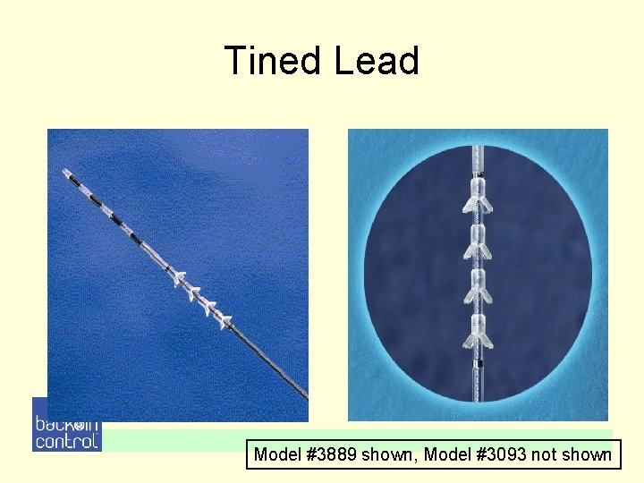 Tined Lead Model #3889 shown, Model #3093 not shown Tined Lead Model #3889 shown, Model #3093 not shown