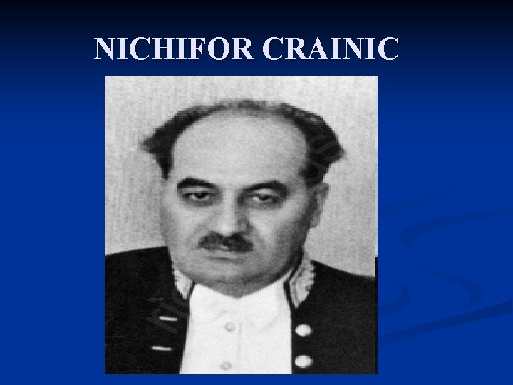 NICHIFOR CRAINIC 