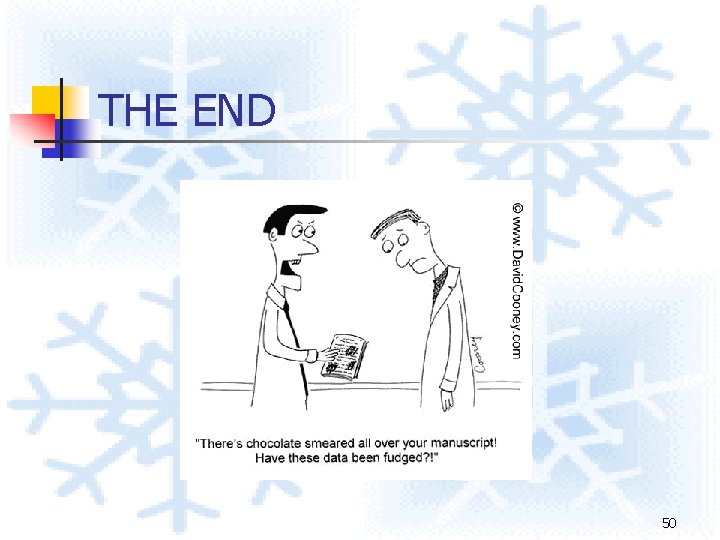 THE END 50 THE END 50