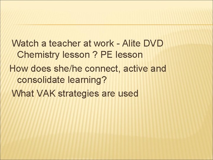 Watch a teacher at work - Alite DVD Chemistry lesson ? PE lesson How
