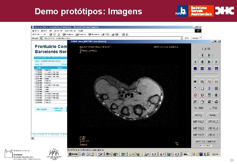 CHC Consultoria e Gestão Demo protótipos: Imagens Título general da apresentação - Prontuário Compartido