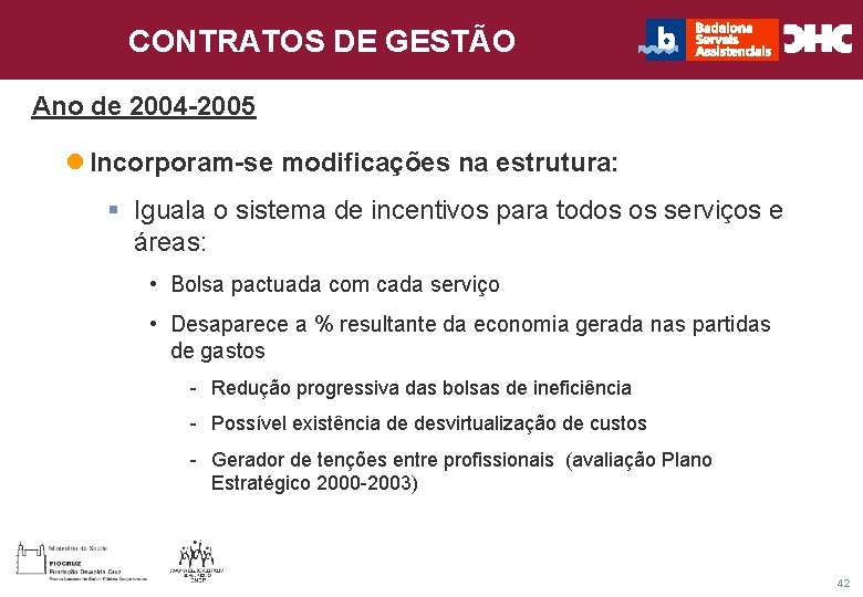 CHC Consultoria e Gestão CONTRATOS DE GESTÃO Título general da apresentação - Ano de