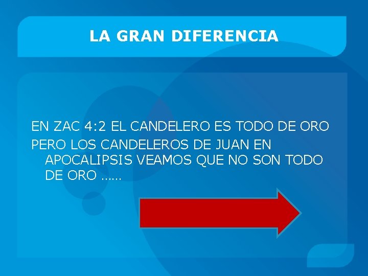 LA GRAN DIFERENCIA EN ZAC 4: 2 EL CANDELERO ES TODO DE ORO PERO