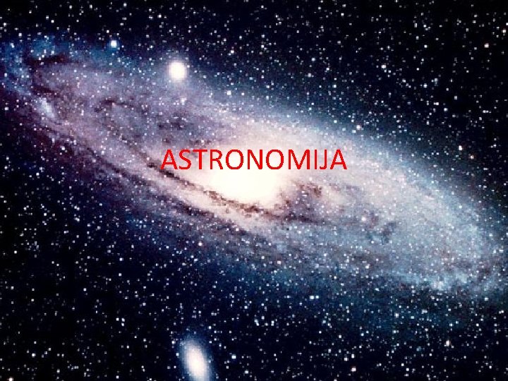 ASTRONOMIJA 