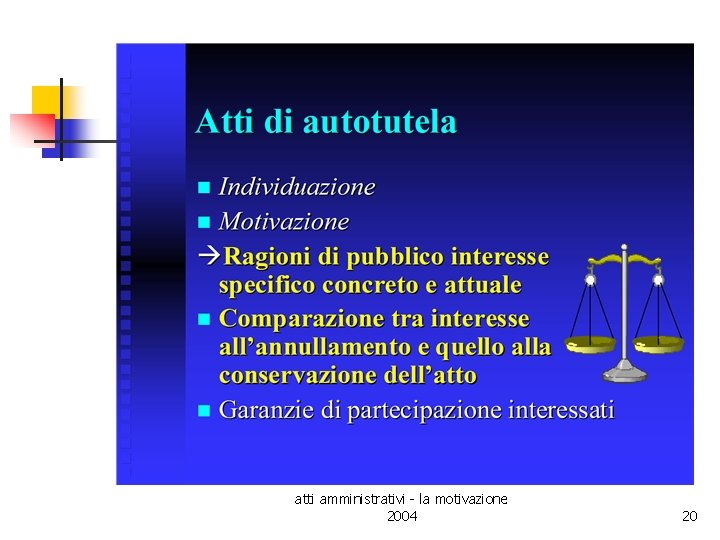 atti amministrativi - la motivazione 2004 20 atti amministrativi - la motivazione 2004 20