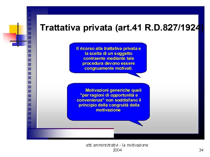 atti amministrativi - la motivazione 2004 34 