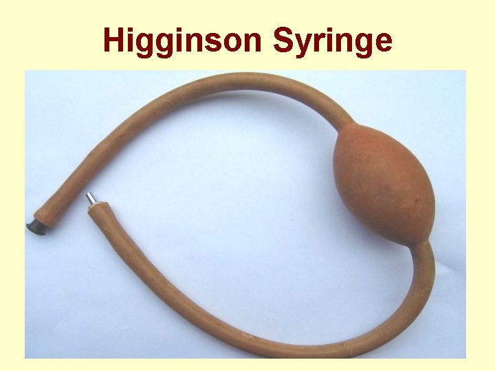 Higginson Syringe 