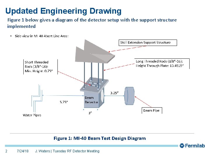 Updated Engineering Drawing Figure 1 below gives a diagram of the detector setup with