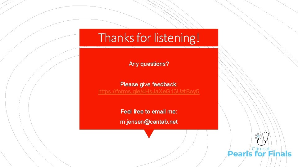 Thanks for listening! Any questions? Please give feedback: https: //forms. gle/4 Hs. Ja. Xe.