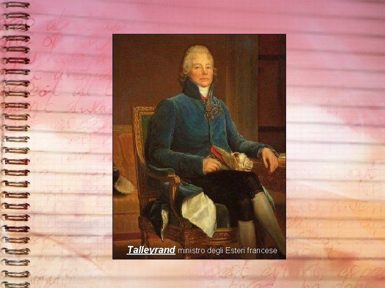 Talleyrand ministro degli Esteri francese 