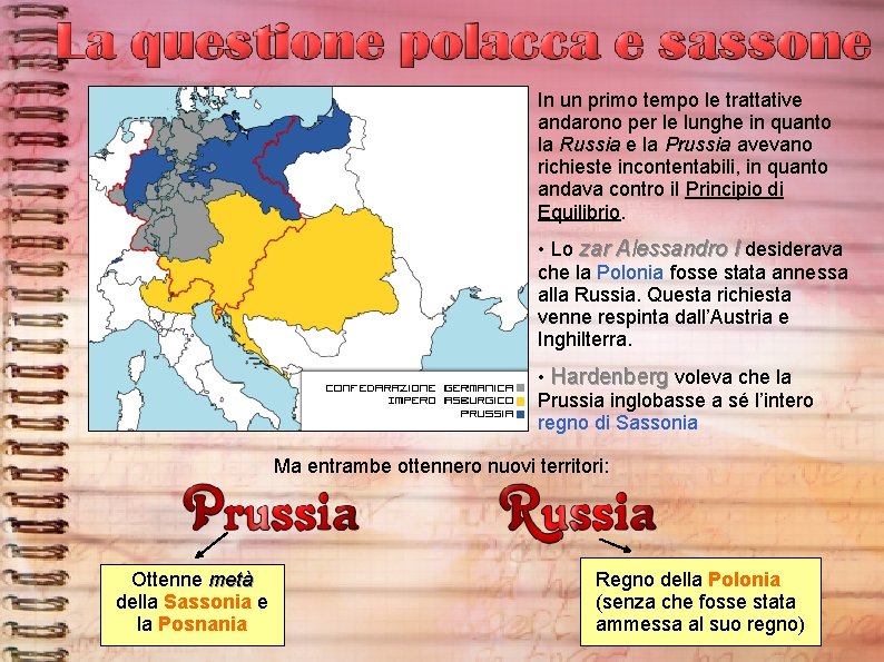 In un primo tempo le trattative andarono per le lunghe in quanto la Russia