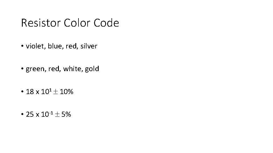 September 20 2017 Effect of Temperature on Resistance