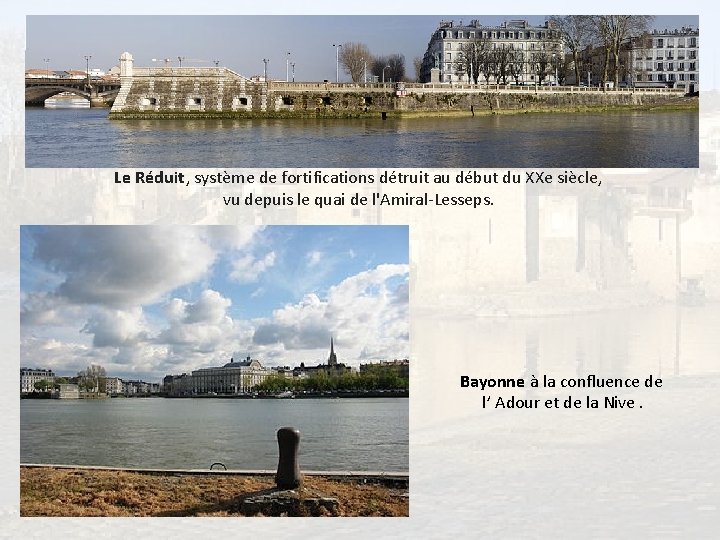 Le Réduit, système de fortifications détruit au début du XXe siècle, vu depuis le