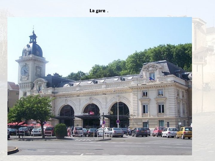 La gare. 