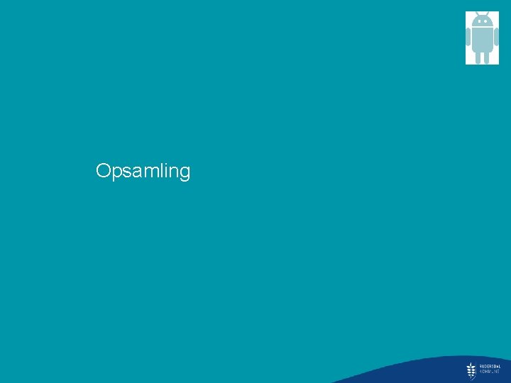 Opsamling 