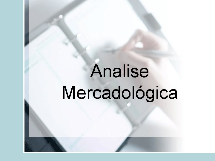 Analise Mercadológica 