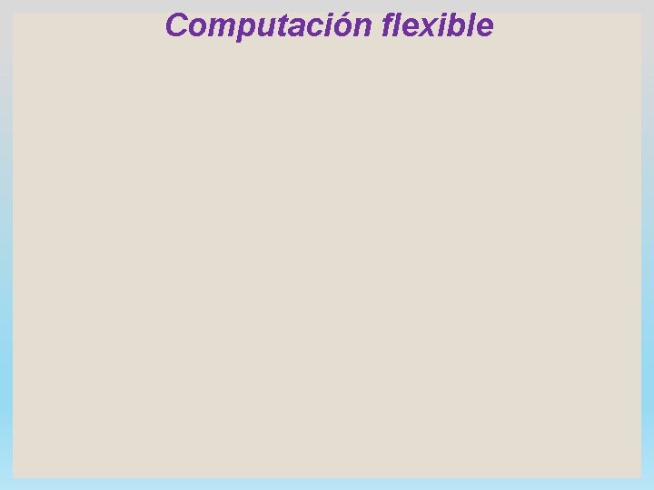 Computación flexible 