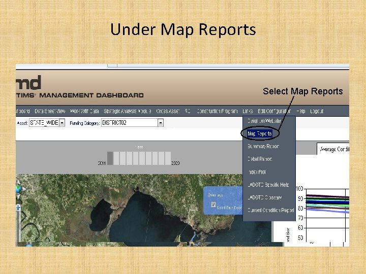 Under Map Reports Select Map Reports 