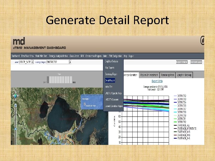 Generate Detail Report 