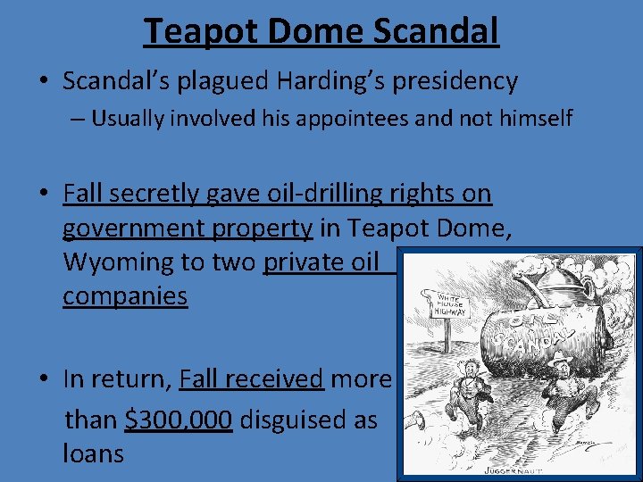 Warren G Harding pg 61 Americas present need