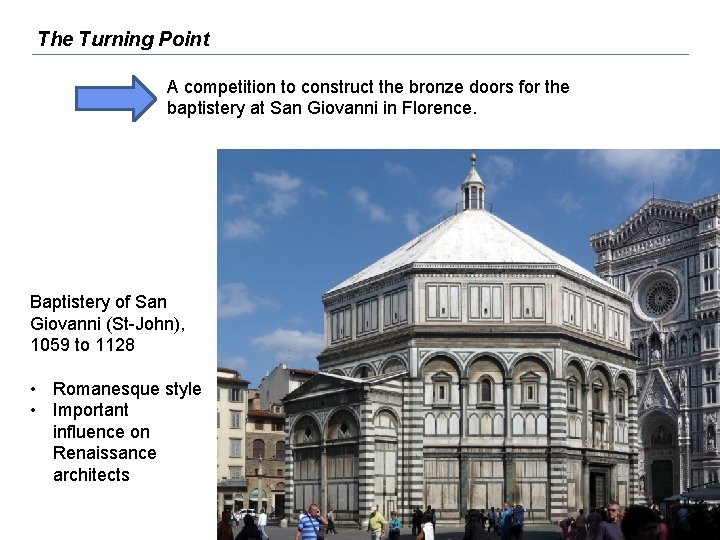 The Turning Point A competition to construct the bronze doors for the baptistery at