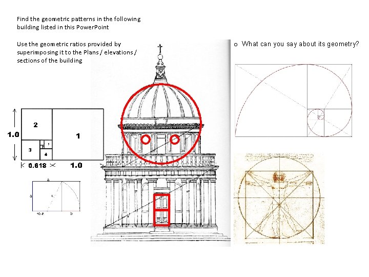 Find the geometric patterns in the following building listed in this Power. Point Use