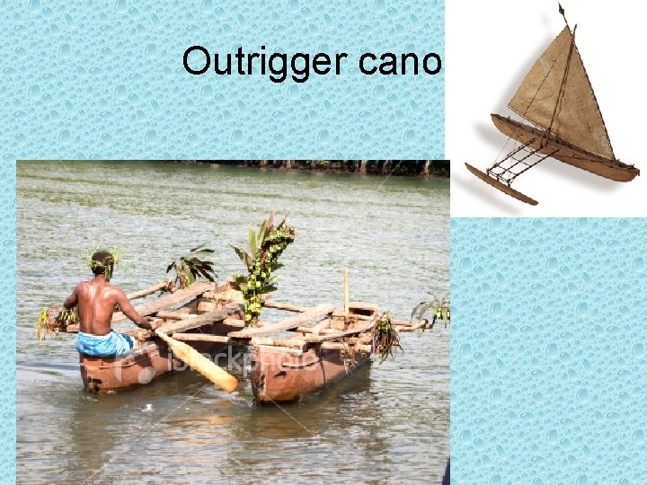 Outrigger canoe 