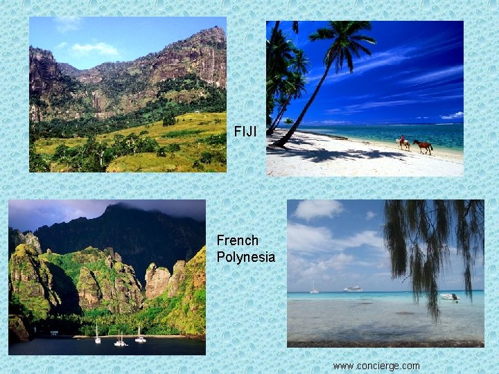 FIJI French Polynesia www. concierge. com 