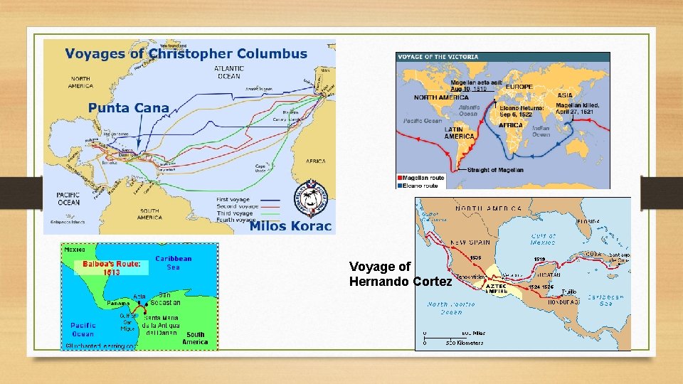 Voyage of Hernando Cortez 