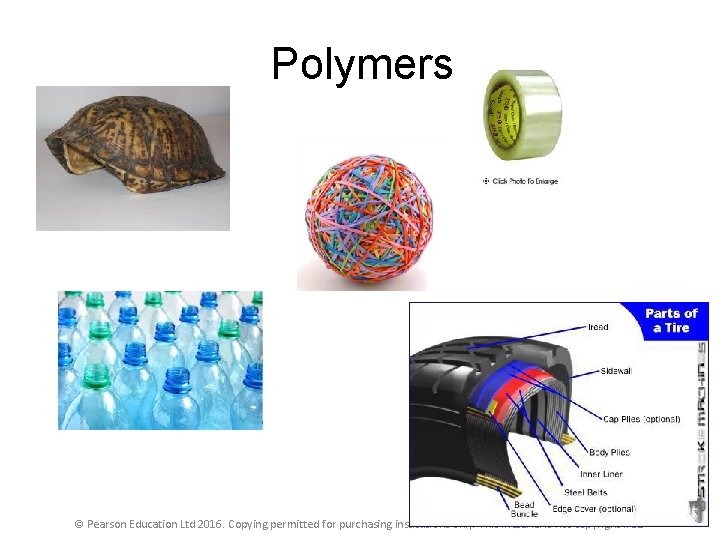 Polymers © Pearson Education Ltd 2016. Copying permitted for purchasing institutions only. This material