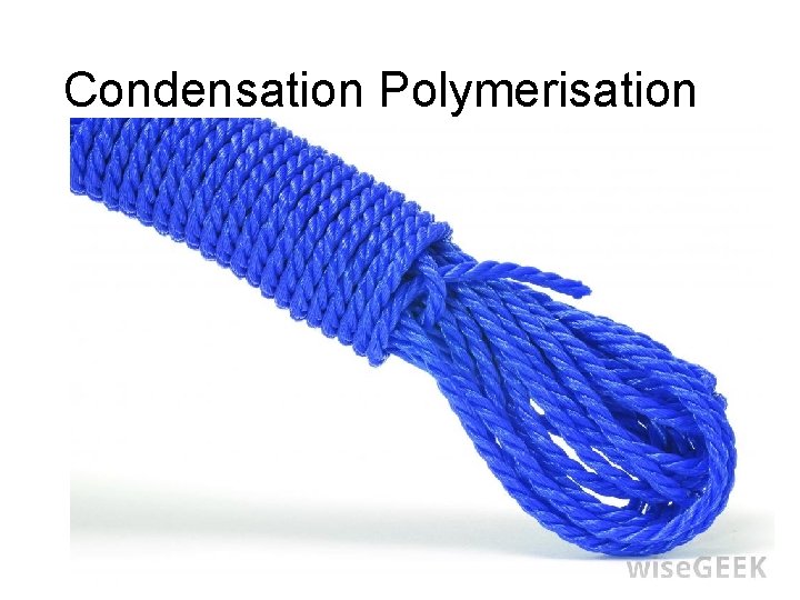 Condensation Polymerisation 