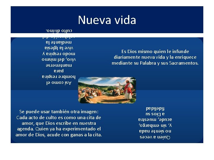 Nueva vida Así como el hombre respira para mantenerse vivo, del mismo modo respira Nueva vida Así como el hombre respira para mantenerse vivo, del mismo modo respira
