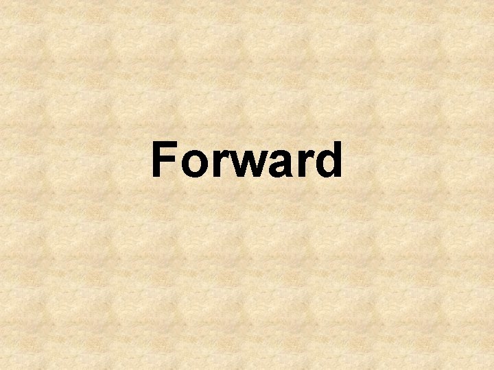 Forward 