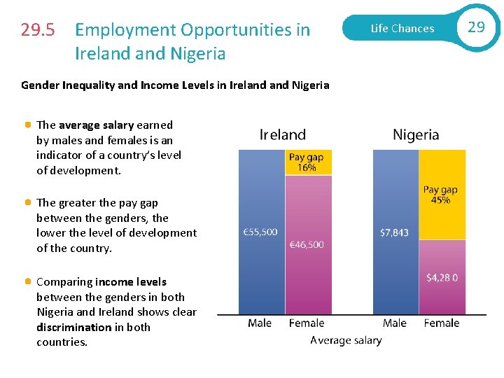 29. 5 Employment Opportunities in Ireland Nigeria Gender Inequality and Income Levels in Ireland