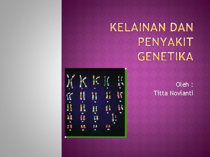 Oleh : Titta Novianti 