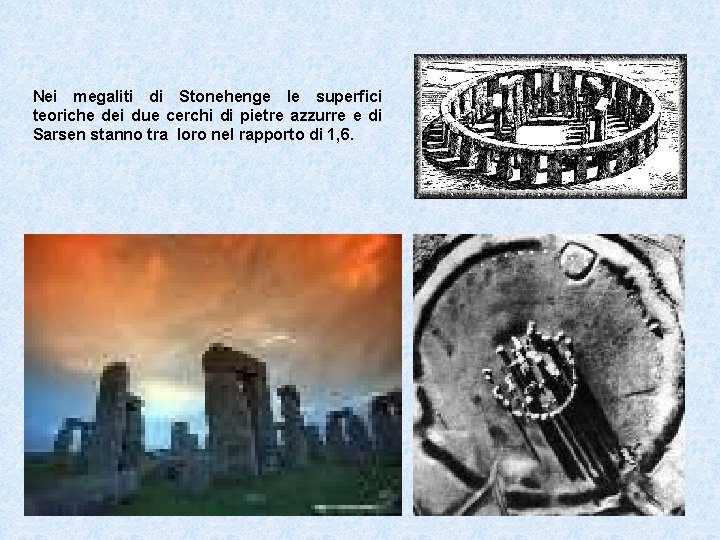 Nei megaliti di Stonehenge le superfici teoriche dei due cerchi di pietre azzurre e