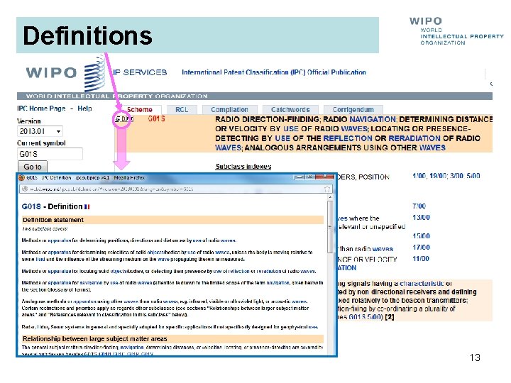 Definitions 13 Definitions 13