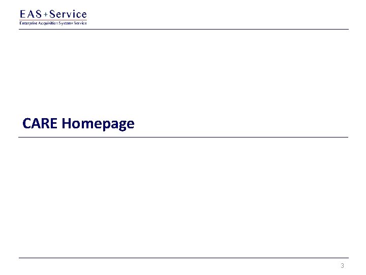 CARE Homepage 3 CARE Homepage 3