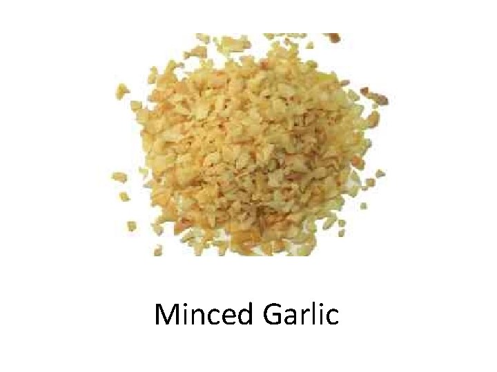 Minced Garlic 