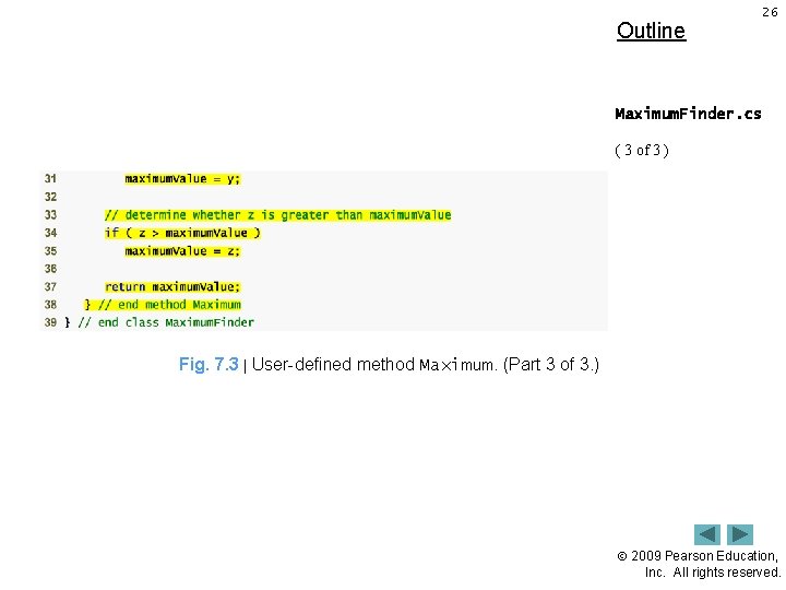Outline 26 Maximum. Finder. cs ( 3 of 3 ) Fig. 7. 3 | Outline 26 Maximum. Finder. cs ( 3 of 3 ) Fig. 7. 3 |