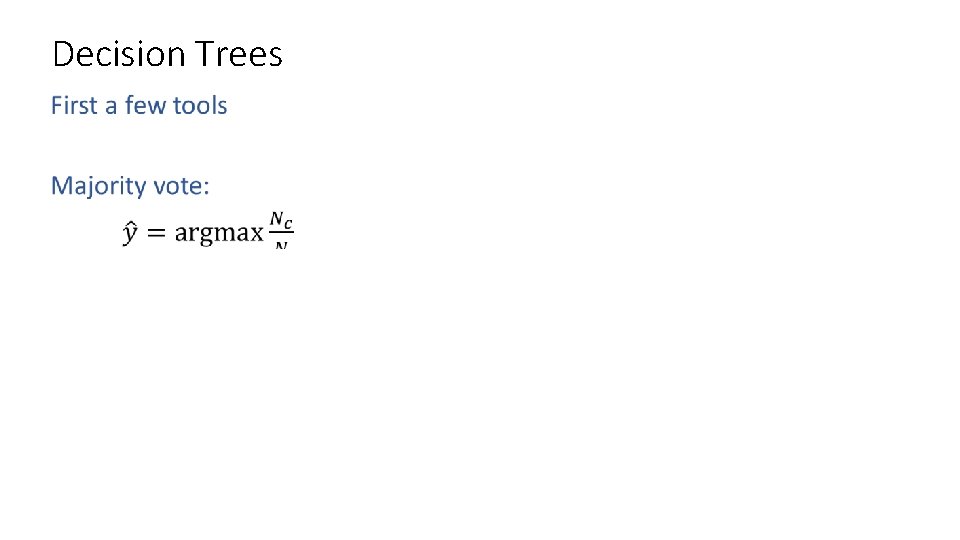 Decision Trees 