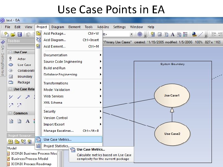 Use Case Points in EA 